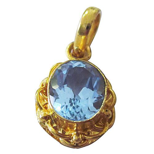 Blue Topaz Pendant