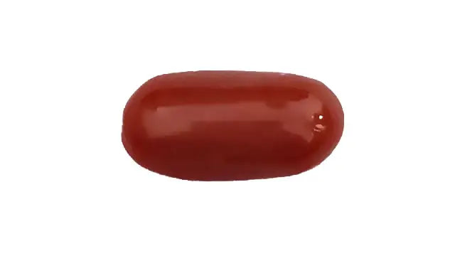 Red Coral Gemstone (Moonga) 6.25 Carat
