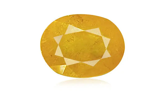 Yellow Sapphire ( Pukhraj )-5.50 Ratti