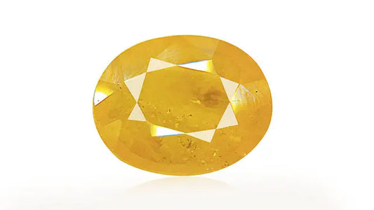 Yellow Sapphire ( Pukhraj )-6.25 Ratti