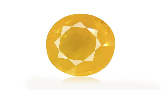 Yellow Sapphire ( Pukhraj )-6.50 Ratti