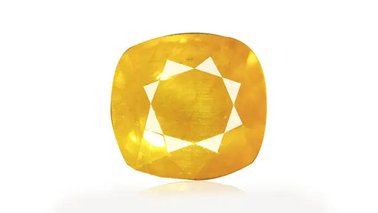 Yellow Sapphire ( Pukhraj )-6.00 Ratti