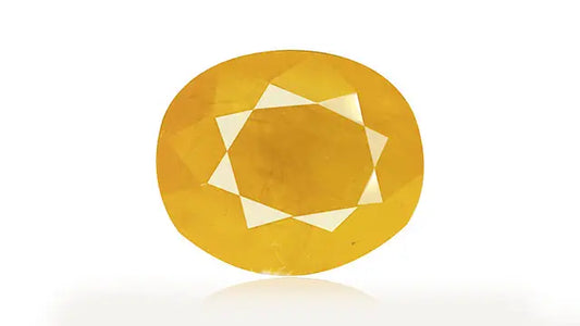 Yellow Sapphire ( Pukhraj )-9.20 Ratti