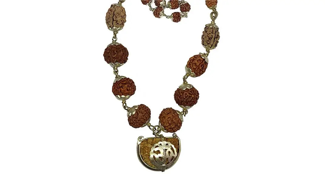 Rudraksha Mala : Navagrah Rudraksha Mala (1 to 9 Facet)