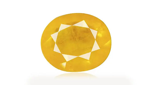 Yellow Sapphire ( Pukhraj )-6.10 Ratti