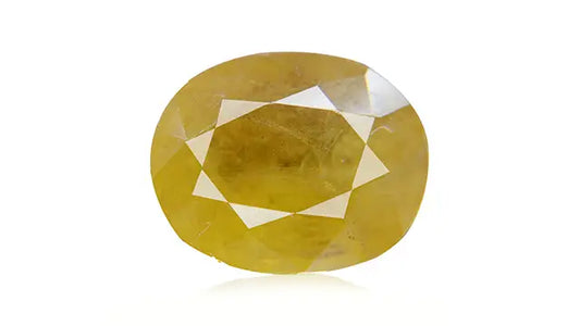 Yellow Sapphire ( Pukhraj )-6.30 Ratti