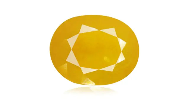 Yellow Sapphire ( Pukhraj )-5.25 Ratti