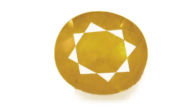 Yellow Sapphire ( Pukhraj )-9.25 Ratti